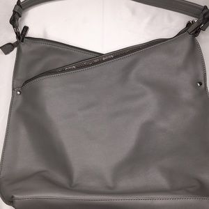 GUSSACI Purse Handbag Gray Shoulder Bag Vegan